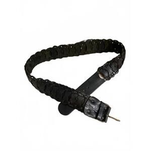 Vintage Handmade Leather Belt - Unique Design and Durable Craftsmanship